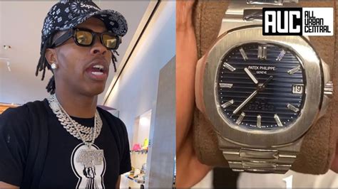 lil baby fake patek watch|lil baby watch.